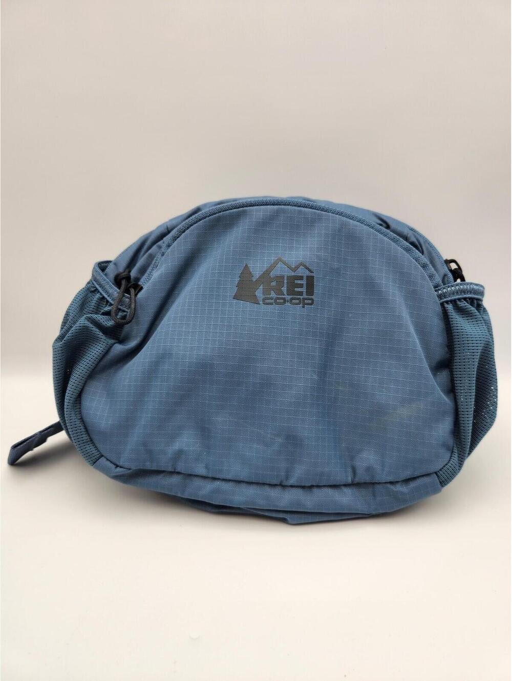 REI Co-op Blue Ripstop Fanny Pack Waist Bag Hiking Climbing Outdoor Pockets Q4